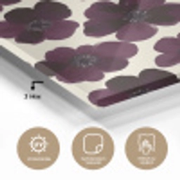 Bloemen - Aquarel - Paars plexiglas 5mm klein 11 -wsfeer2_DE