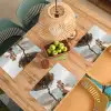 Kust - Klif - Boom - Gebouw Placemat vinyl groot -zzsfeer5_Kitchenyeah-website