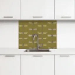 Libellen - Patroon - Groen keuken achterwand 2 middel 865 -3d