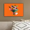 Kaartje - Boeket - Bloemen canvas 2cm klein -sfeer3