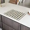 Stervormen - Geometrisch - Zwart Inductie beschermer vinyl 3mm klein 276 -sfeer8