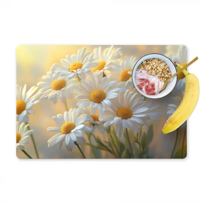 Placemat - 6 pieces - Daisies - White - Sunlight