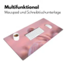 Flamingo - Portret - Roze Muismat XXL klein -ysfeer4_duits