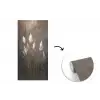 Siergras - Pluimen - Verlichting - Zwart fotobehang vinyl groot -3d