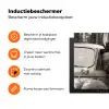 Eland - Auto - Gewei - Zwart - Wit Inductie beschermer vinyl 3mm klein -zzzzzzz-td-ups