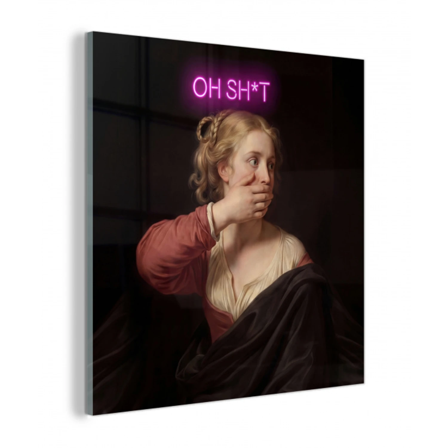 Quote - Neon - vrouw plexiglas 5mm klein -z3d