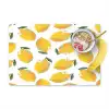 Citroenen - Wit - Bloemen - Patroon Placemat vinyl groot 368 -zzzproduct_Kitchenyeah-website