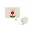 Roos - Rood - Bloem - Valentijn fotobehang vinyl groot -3d