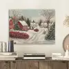 Kerstsfeer - Landelijk - Rood PET vilt klein -sfeer1
