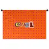 Cool - Stippen - Oranje Wandkleed katoen middel -zz3d