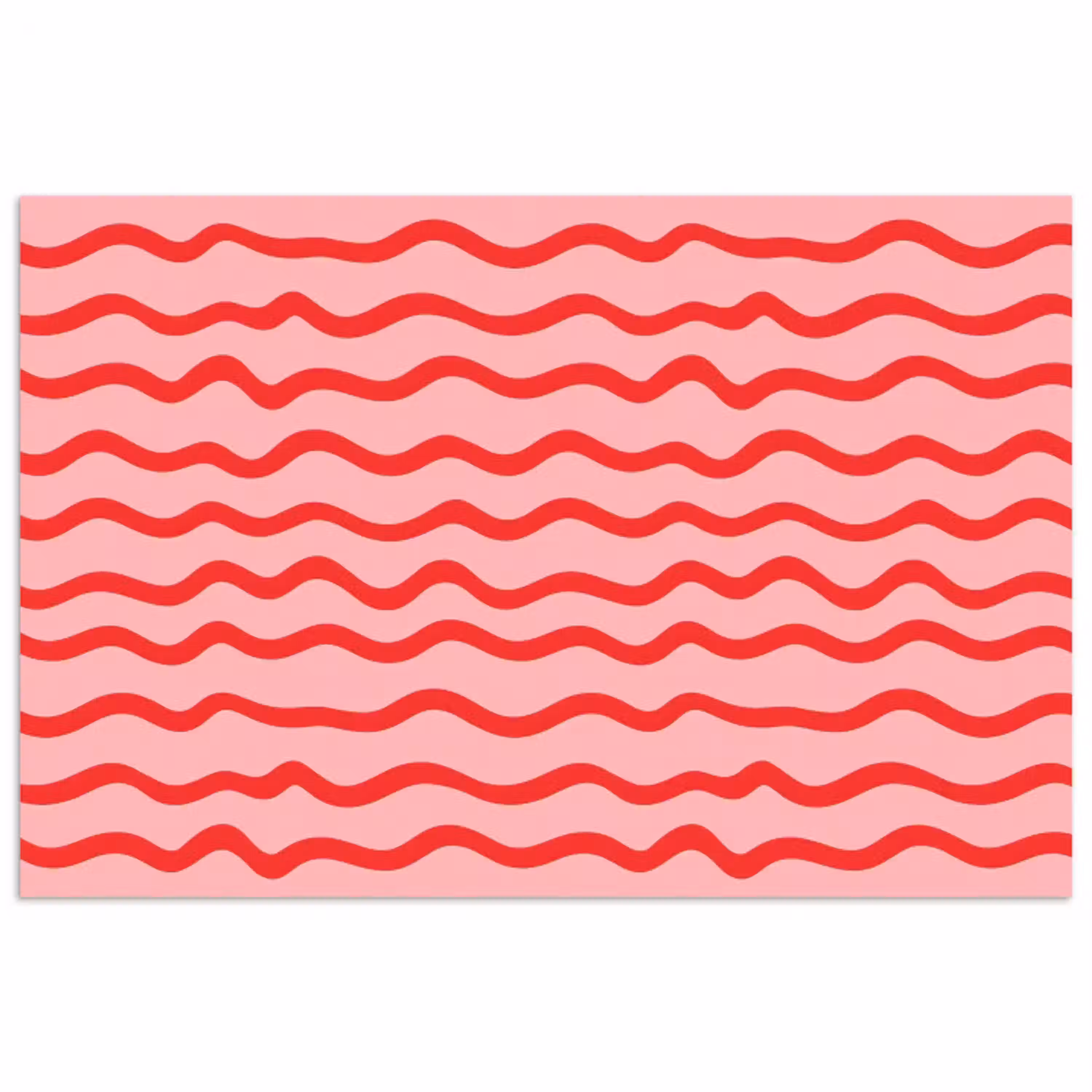 Speels - Patroon - Rood poster papier klein 62 -3d