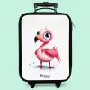 Roze flamingo in het water Kinderkoffer - Zwart klein -zzz_website3d_nbs2