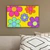 Bloemen - Illustratie - Kleurrijk canvas 2cm klein -sfeer3