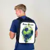 Voetbalvibes - Verf - Groen - Blauw Rugzak - Zwart middel -sfeer8