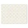 Patroon - Bloemen - Beige muismat rubber klein 262 -3d