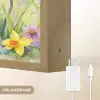 Lavendelbloemen - Quote - Gieter Light Box met batterij (Wandlamp) middel -USP_websiteoplaadbaarNL