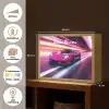 Raceauto - Roze - Neon Light Box met batterij (Wandlamp kind) middel -USP_websiteoverzichtNL