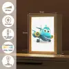 Vliegtuig - Blauw - Kinderen - Jongens Light Box met kabel klein -USP_NL