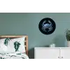 Krab - Delfts blauw - Dieren Wandcirkel aluminium klein -slaapkamer