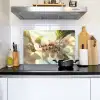 Bloesems - Zonlicht - Quote - Wit Inductie beschemer met haakjes klein -sfeer2