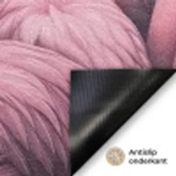 Flamingo - Roze - Dieren Deurmat klein -antislip_NL