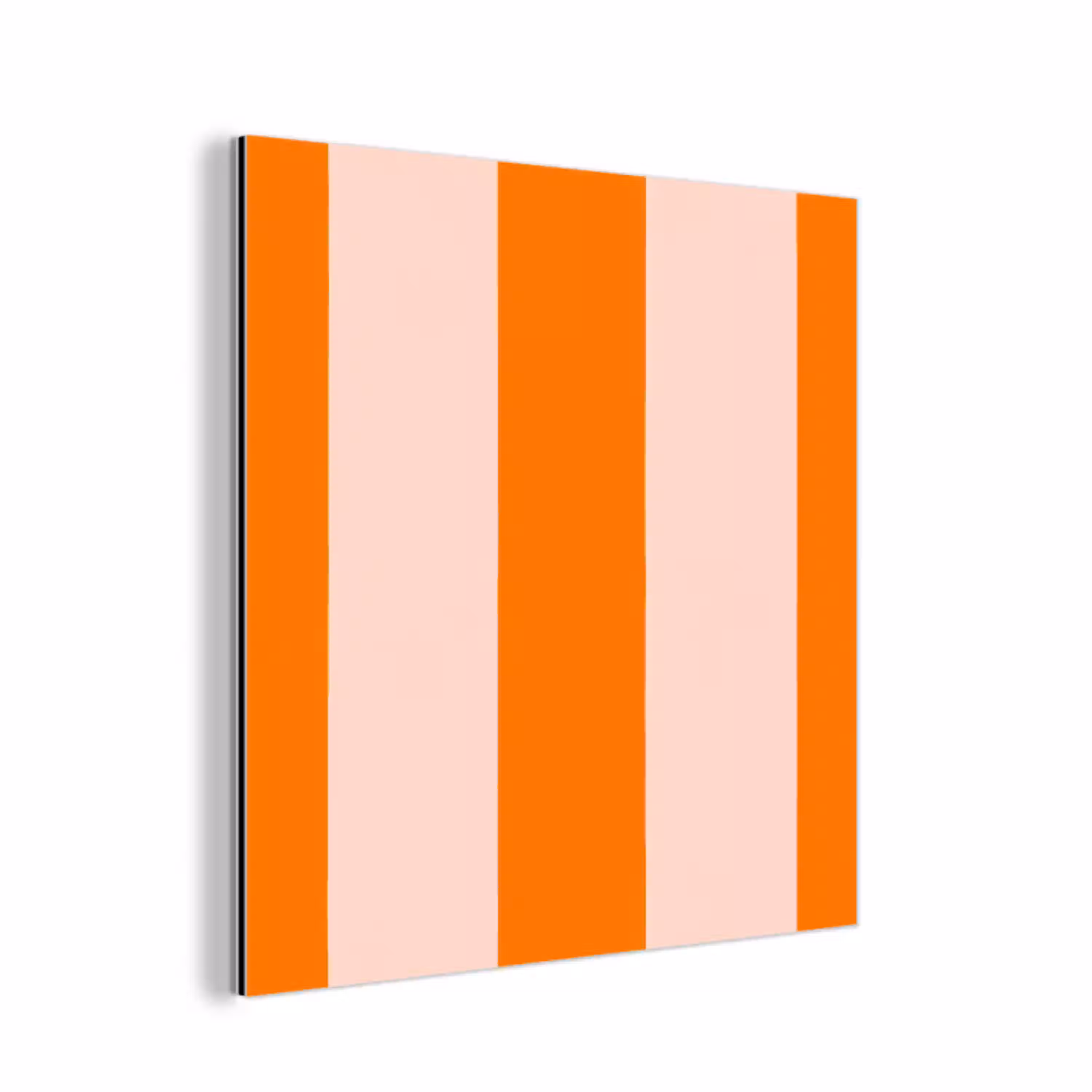 Strepen - Modern - Oranje aluminium wit klein 46 -3d