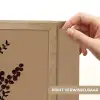 Minimalistisch - Vaas - Bloemen - Bruin Light Box met batterij (Wandlamp) middel -USP_websiteprintNL