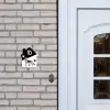 Zwart wit - Huisdier - Duitse herder Naambord Huisje klein -sfeer1