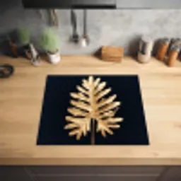Gouden Monstera Majesteit Inductie beschermer vinyl 3mm middel -sfeer5