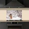 Wolf - Winter - Sneeuw - Natuur - Dieren keuken achterwand spatscherm klein -sfeer1