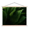 Bladeren - Schaduw - Groen - Textuur textielposter latten blank klein -3d