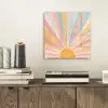 Illustratie - Zon - Pastelkleuren plexiglas 5mm klein -sfeer1
