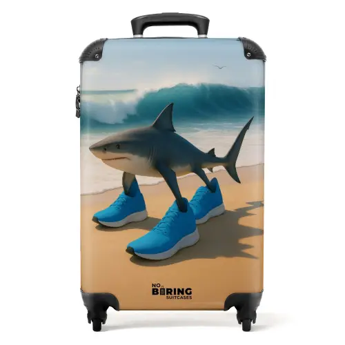 Tralalero tralala NBS - Handbagage koffer - Kinderen Unisex middel -productfoto_recht
