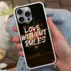 Liefde - Modern - Bloemen Hoesje iPhone 16 Pro Max met koord klein -sfeer3