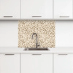 Luipaard - Klassiek - Beige keuken achterwand 2 middel 865 -3d