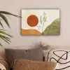 Zon - Abstract - Takken - Oranje canvas 2cm klein -sfeer1