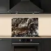 Marmer - Goud - Glitter - Luxe keuken achterwand spatscherm klein -sfeer1