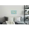 Wereldkaart - Vlinders - Dromerig Muursticker klein -slaapkamer