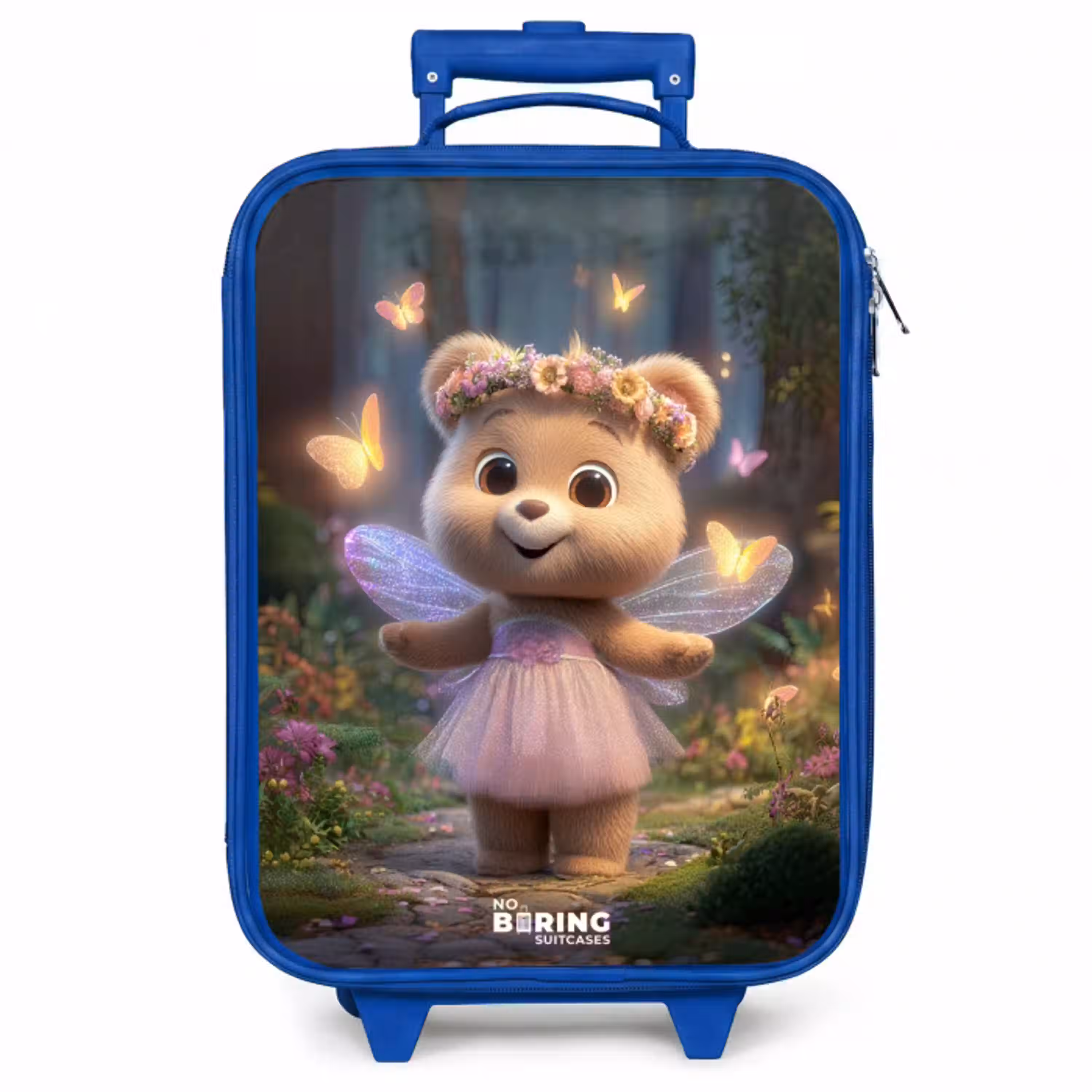Beer - Vlinders - Bos - Fairy Kinderkoffer - Blauw klein -zzz_website3d
