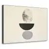 Beige - Japandi - Wabi sabi Textielframe zwart klein -3d