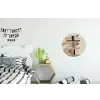 Plankjes - Boeken - Vaasjes - Planten Wandcirkel aluminium klein -kinderkamer