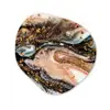 Marmerlook - Goud - Zwart - Glitter - Chic Wandcirkel Organisch Forex 3mm klein -3d