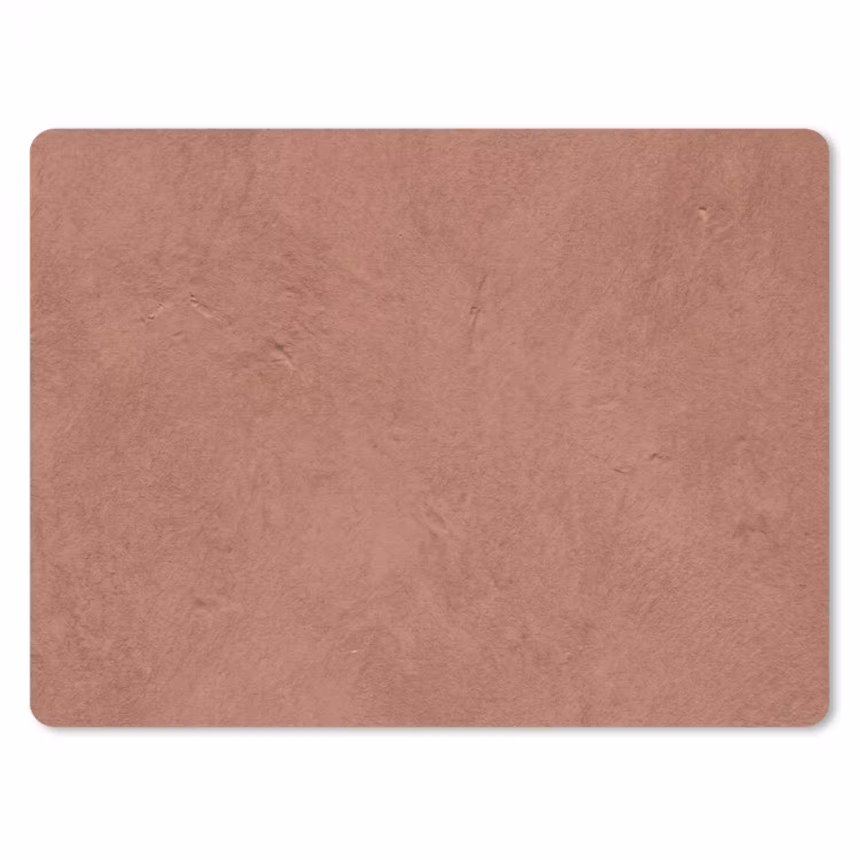 Textuur - Roodbruin - Grof - Modern muismat rubber klein -3d