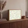 Klassiek - Vogels - Groen Light Box met batterij (Wandlamp) middel 907 -sfeer2