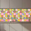Design - Abstract - Kleuren - Retro keuken achterwand 2 middel 871 zz_3dshopping