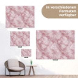 Roze - Kwartsmarmer - Aders tuinposter los doek klein 239 -Xsfeer9_DE