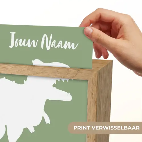 Dino - T-rex - Dinosaurus - Groen - Tyrannosaurus rex Light Box met kabel (Kinderlampje) klein -USP_websiteprintNL