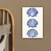 Schelpen - Blauw - Patroon canvas 2cm klein -sfeer3
