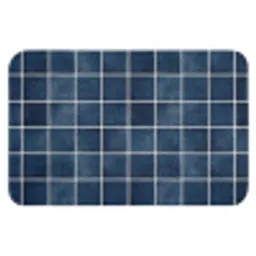 Tegel - Modern - Blauw Badmat klein 997 -3d