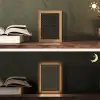 Zeshoek - Zwart - Goud - Bloem Light Box met kabel (Tafellamp) klein 925 -sfeer3
